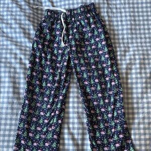 Vineyard Vines Holiday Print Pajama Pants - Navy and Green
